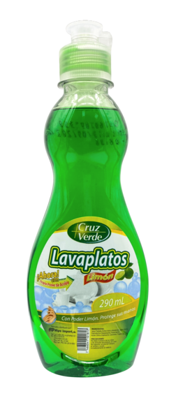 LAVAPLATOS LIMON CRUZ VERDE 290ML