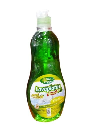LAVAPLATOS LIMON CRUZ VERDE 670ML