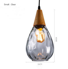 LAMPARA COLGANTE PL039 CLEAR 16CM