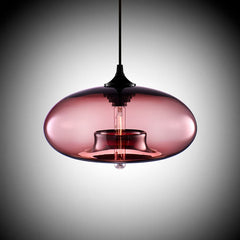 LAMPARA COLGANT PL049 ROSE RED 280X140MM