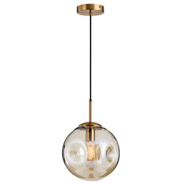 LAMPARA COLGANTE PL079 COGNAC 20CM