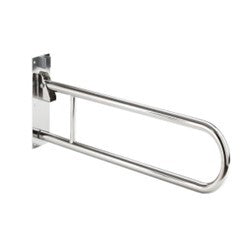 BARRA SEGURIDAD ABATIBLE 800MM INOX