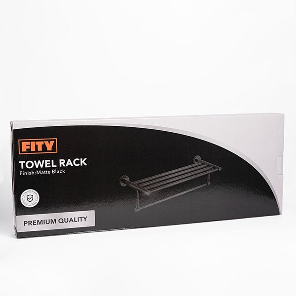 TOALLERO SENC OVAL NEGRO 24 BA1101B