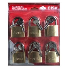 SET CANDADO CISA 60MM MK/6 12640532