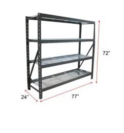 RACK INDUSTRIAL 4 NIV PLA/NE 974-9067544