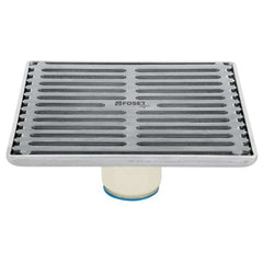 REJILLA CUADRADA 6 ACERO INOX  46048