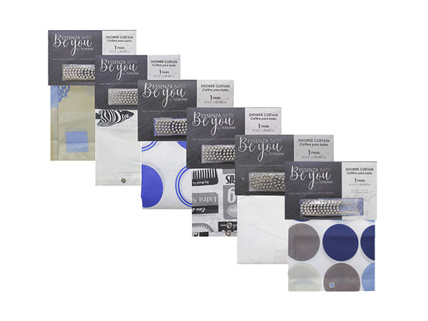 CORTINAS P/BANO 70X72 711-0406163
