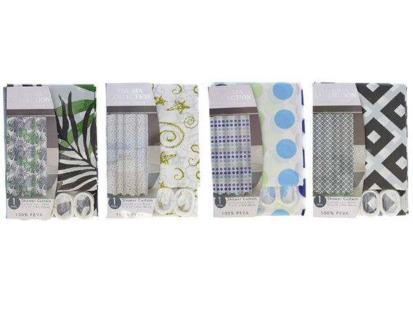 CORTINAS P/BANO 180X180CM 711-0409400
