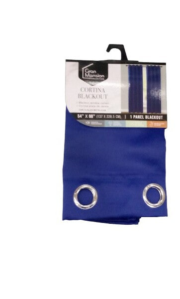 CORTINAS BLACKOUT LISAS AZUL FA-1416794