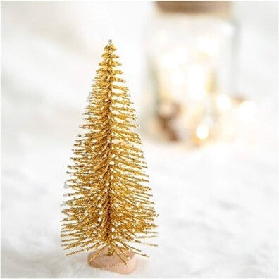 ARBOL C-LUZ 18CM DORADO 831-MX2429-674B