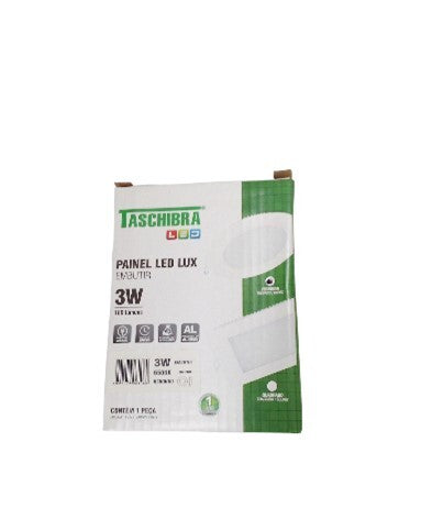 PANEL LED EMP CUADRA 3W 3000K TASCH