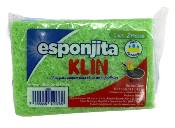 ESPONJA CELULOSA KLIN 2PK