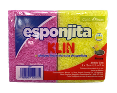 ESPONJA CELULOSA KLIN 4PK