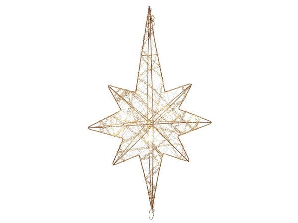 ESTRELLA LED 47CM DORADO