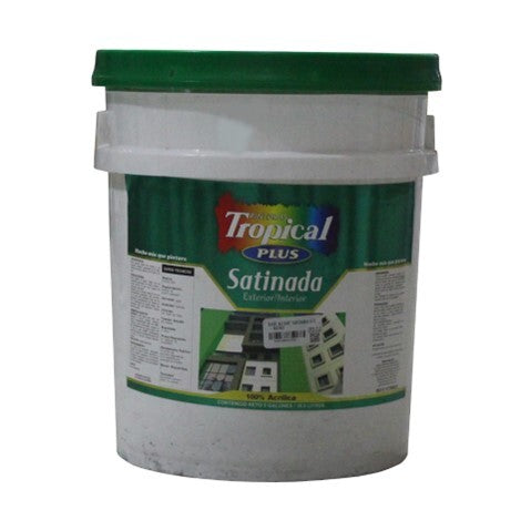 PINT.TROP.PLUS SATINA. BCO HUESO 962 5GL