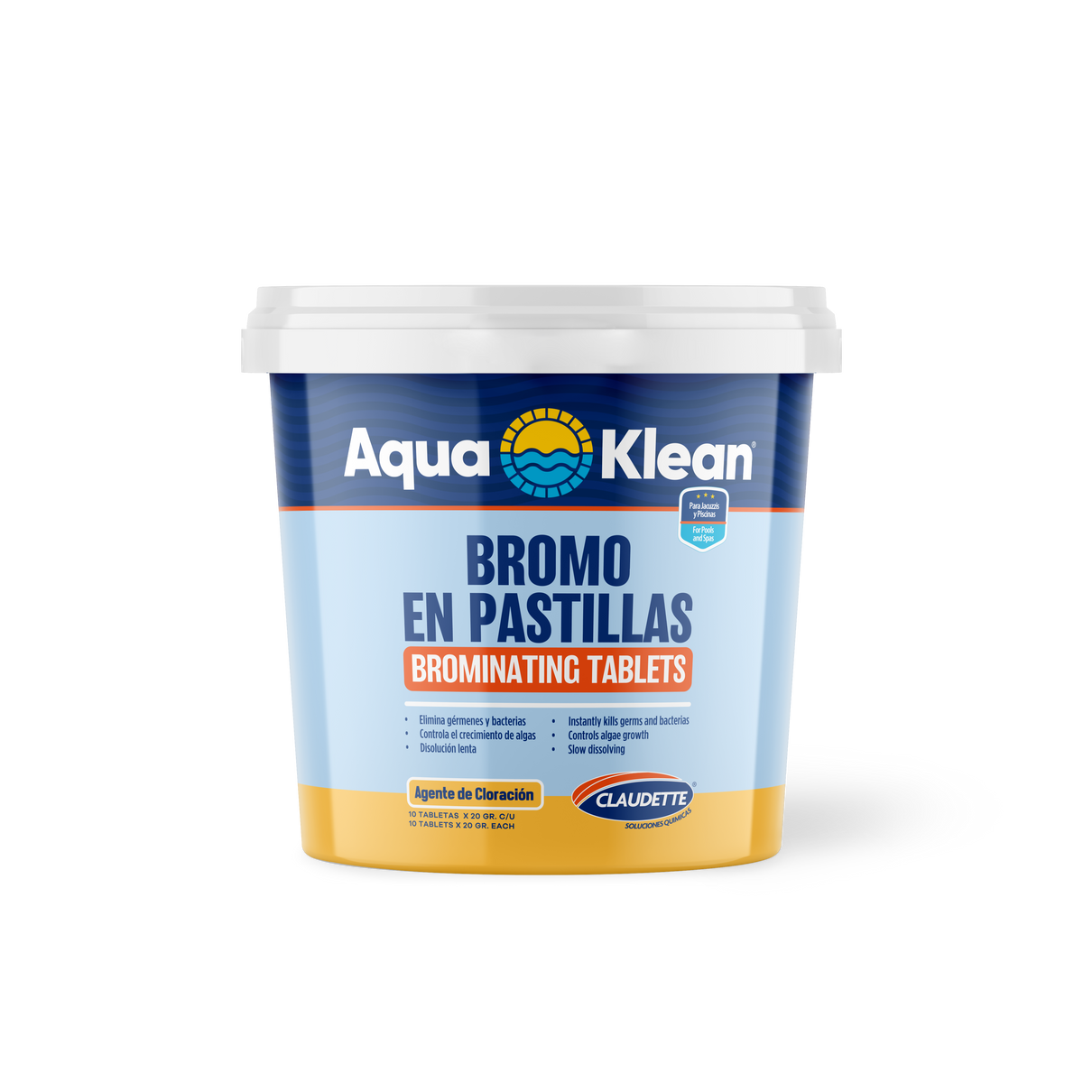 PASTILLA DE BROMO 10/1 AQU A KLEAN
