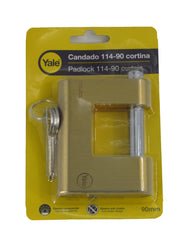 CANDADO YALE 114-90 MM CUADRADO
