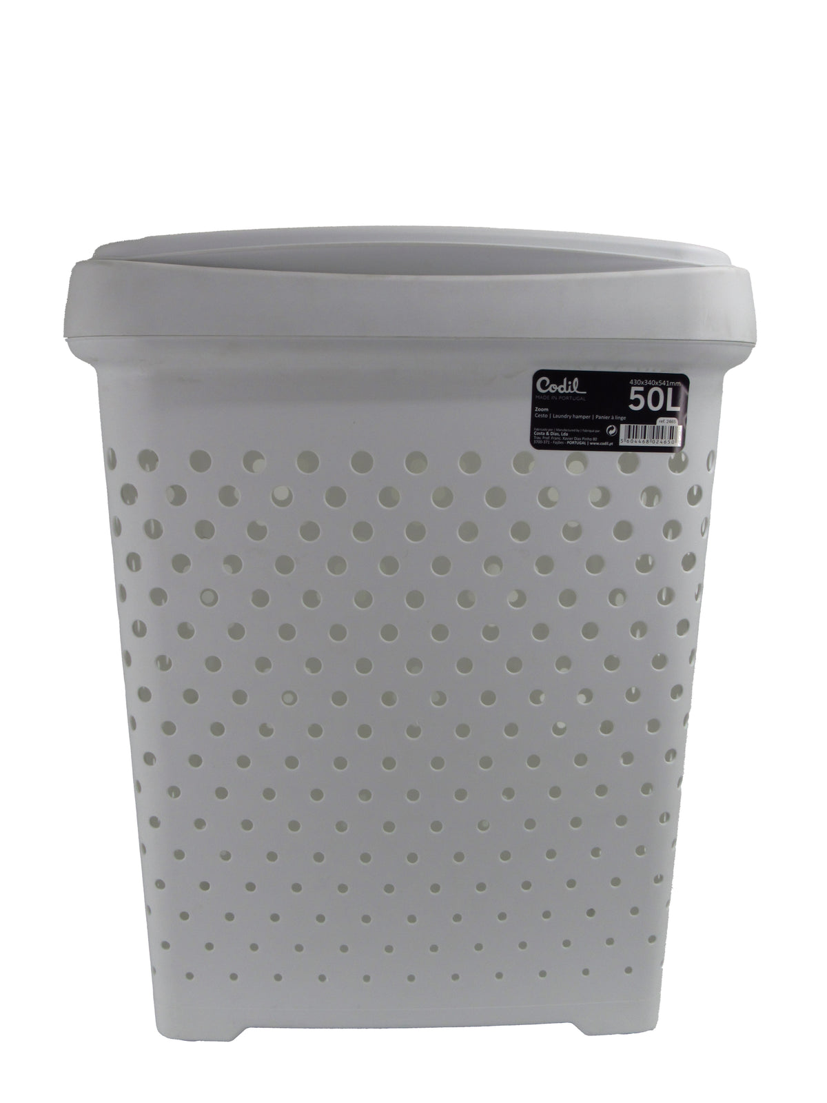 CESTA RECT P/ROPA 50 LT BLANCA CO2465