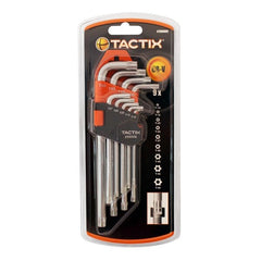 SET DE LLAVES TORX 9/1 TACTIX 206009