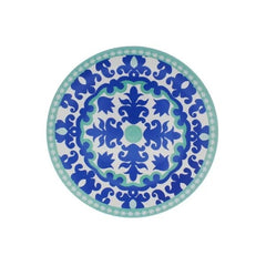 PLATO DECORATIVO 33CM AZUL/BCO 704-03322