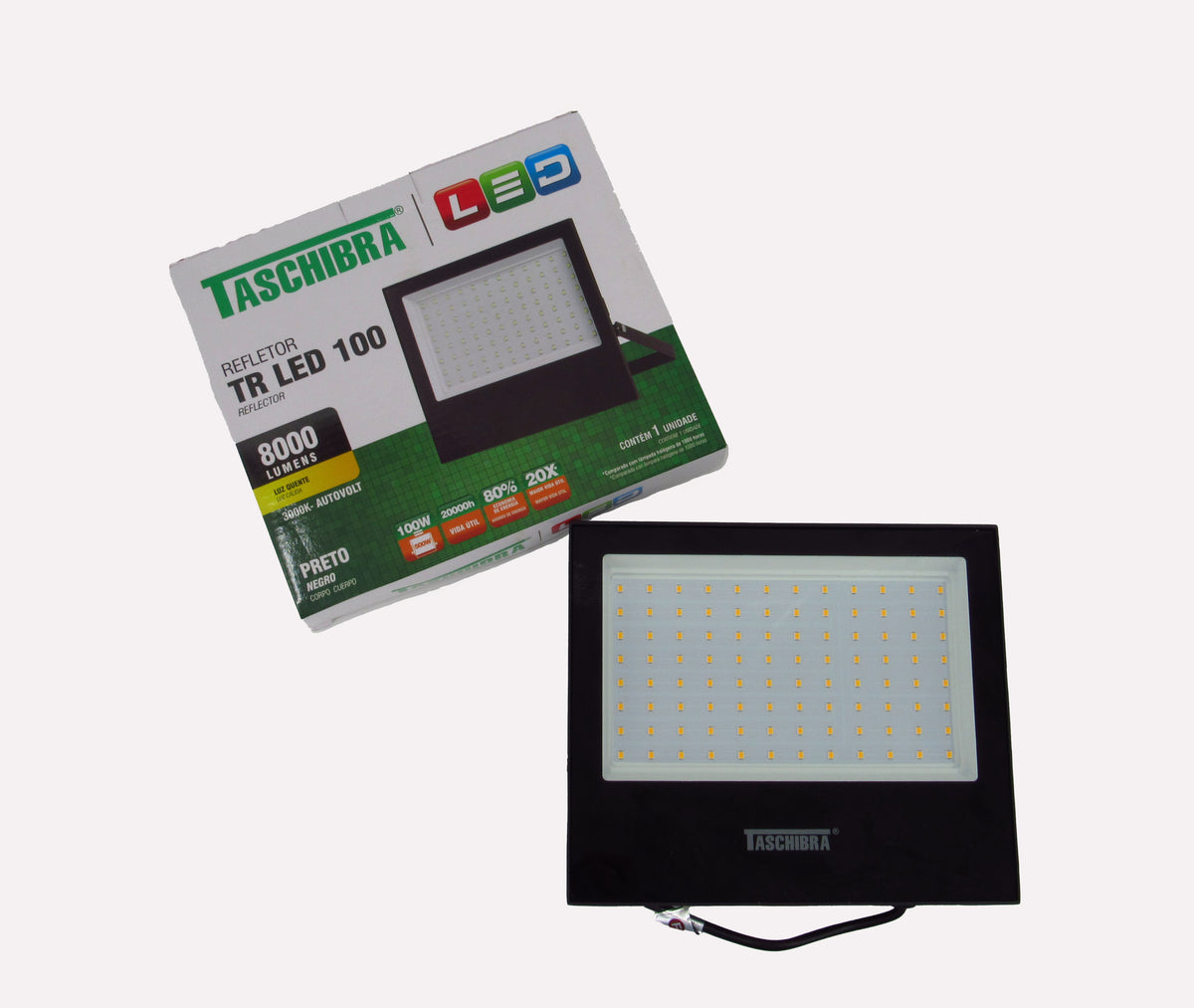 REFLECTOR LED TASCHIBRA 100W 3000K