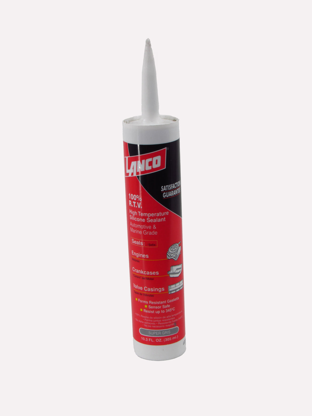 SILICON ALTA TEMP.GRIS 10.3 OZ.SS-895-18