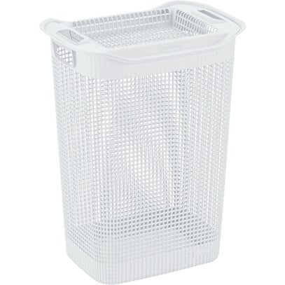 CESTA P/ROPA RECT LINUM BLANCA 11839