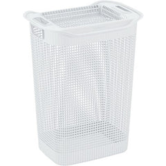 CESTA P/ROPA RECT LINUM BLANCA 11839