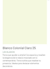 PINT. POP. SATINADA COL. CLARO  25 5GLS
